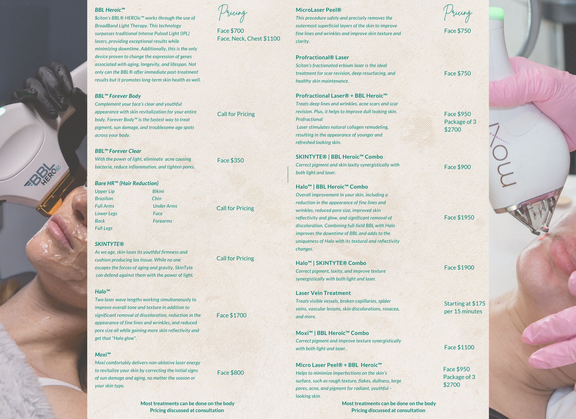 Laser Menu